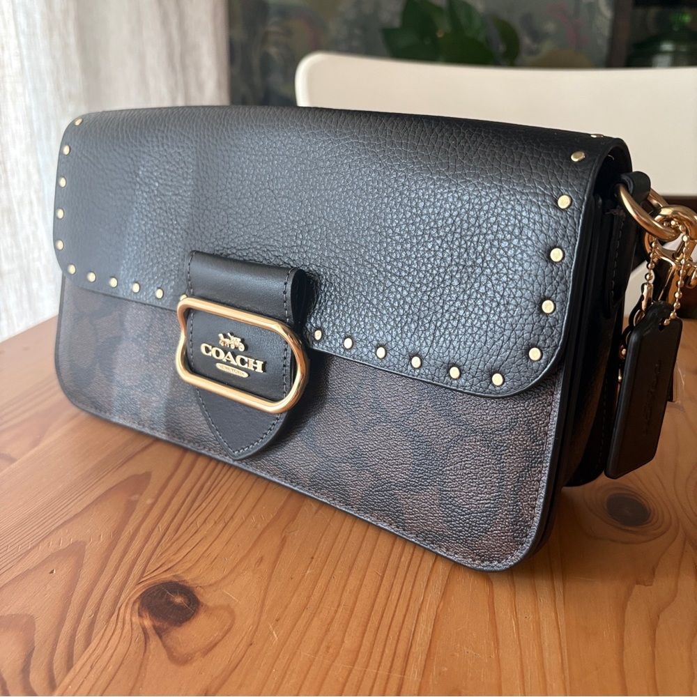 NWOT Coach Morgan Chunky Chain Shoulder bag - Picture 2 of 15
